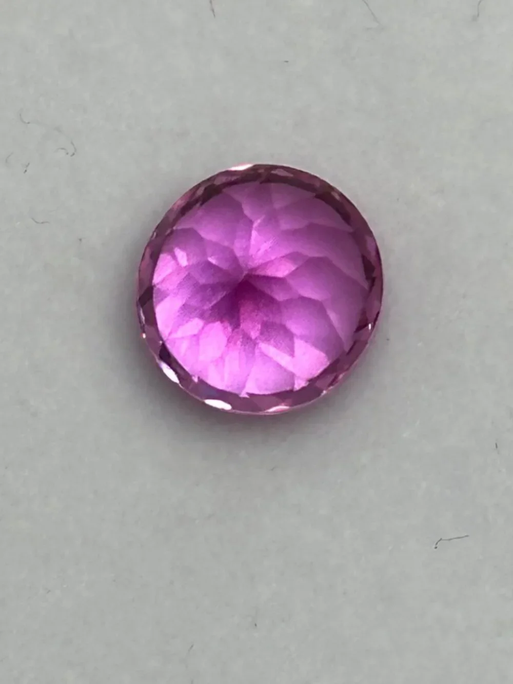 Certified Excellent Round Pink RUBY - Picture 13 of 14